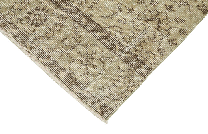 3x9 Beige Overdyed Runner Rug - 38213
