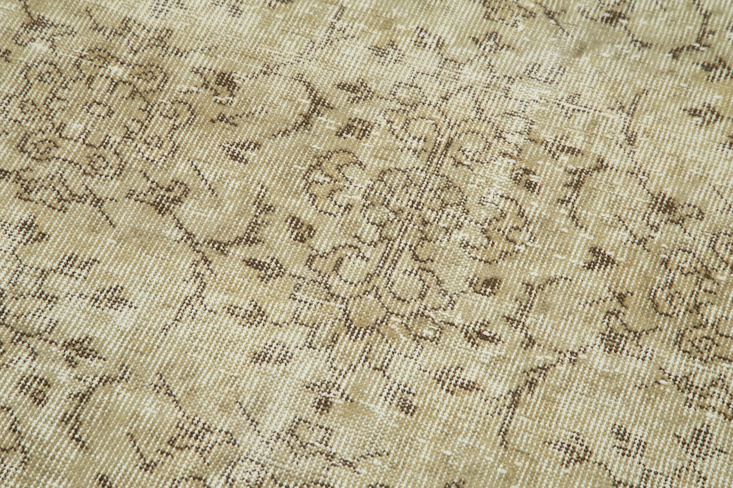 3x9 Beige Overdyed Runner Rug - 38213