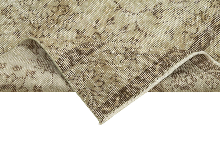 3x9 Beige Overdyed Runner Rug - 38213