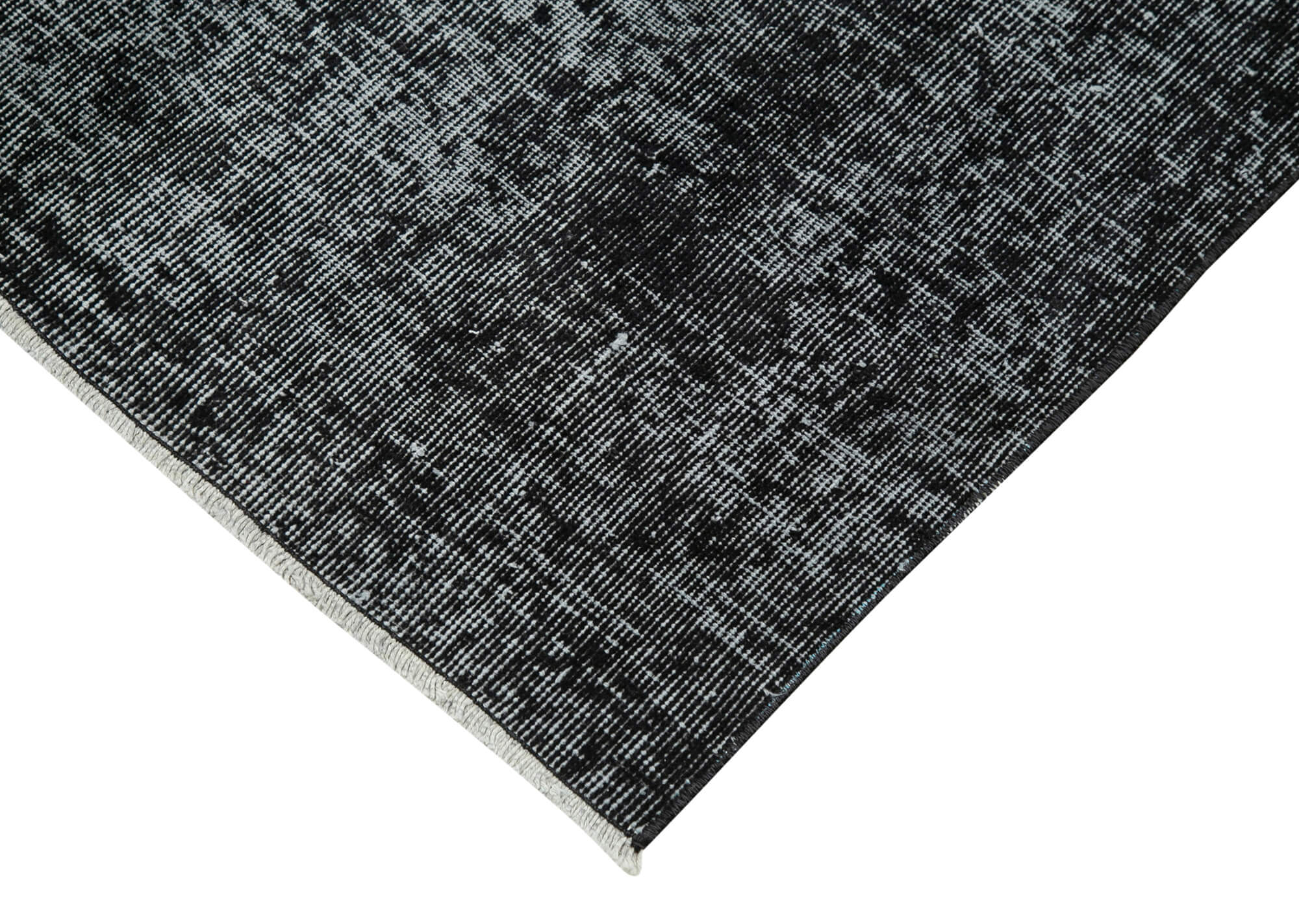 3x10 Black Overdyed Runner Rug - 38244