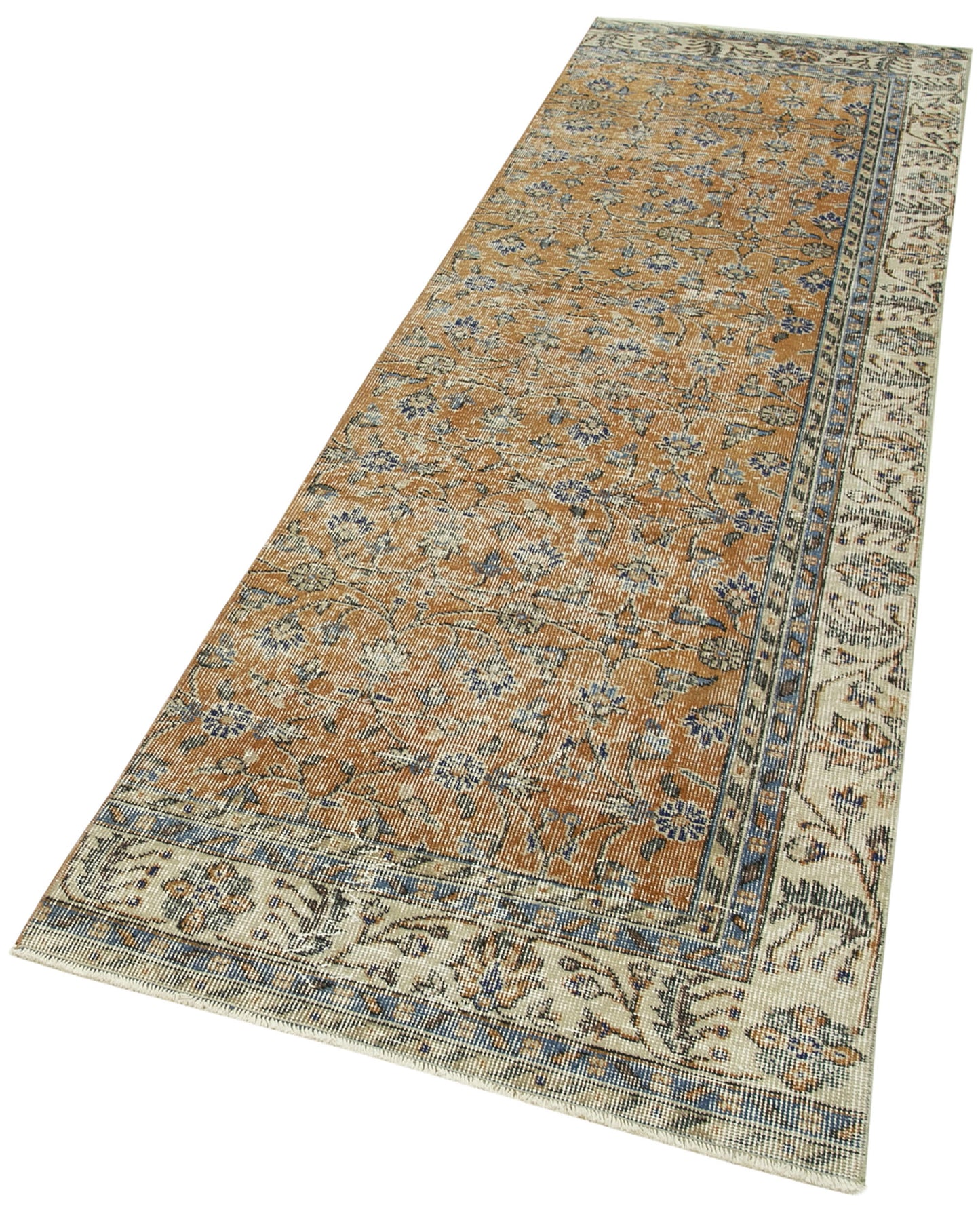 3x10 Beige Overdyed Runner Rug - 38246