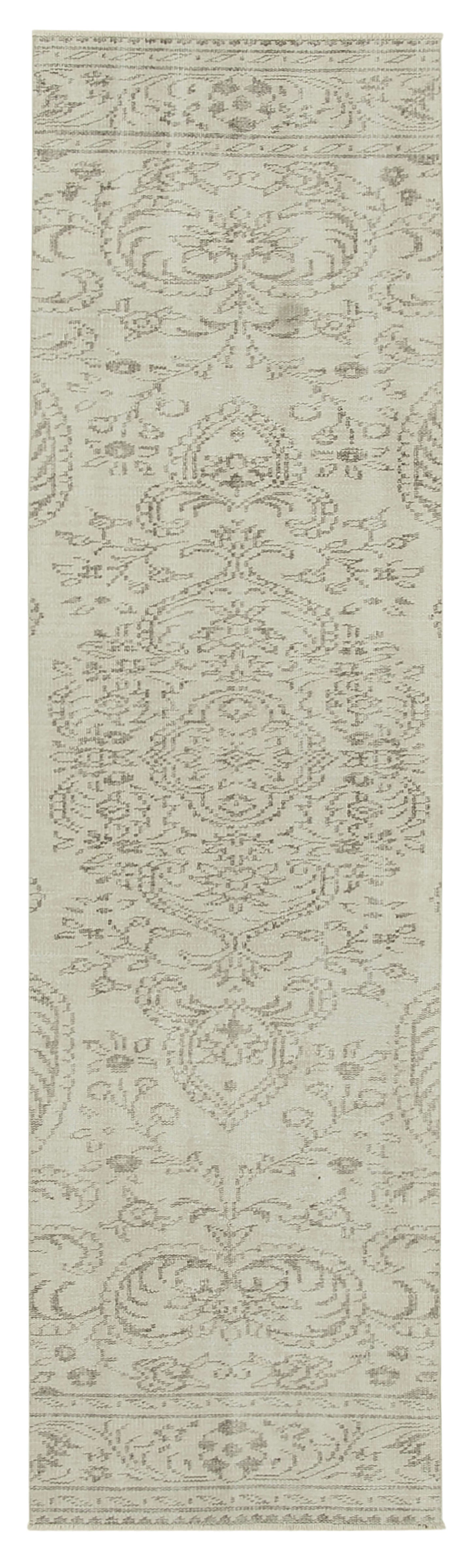 3x10 Beige Overdyed Runner Rug - 38251