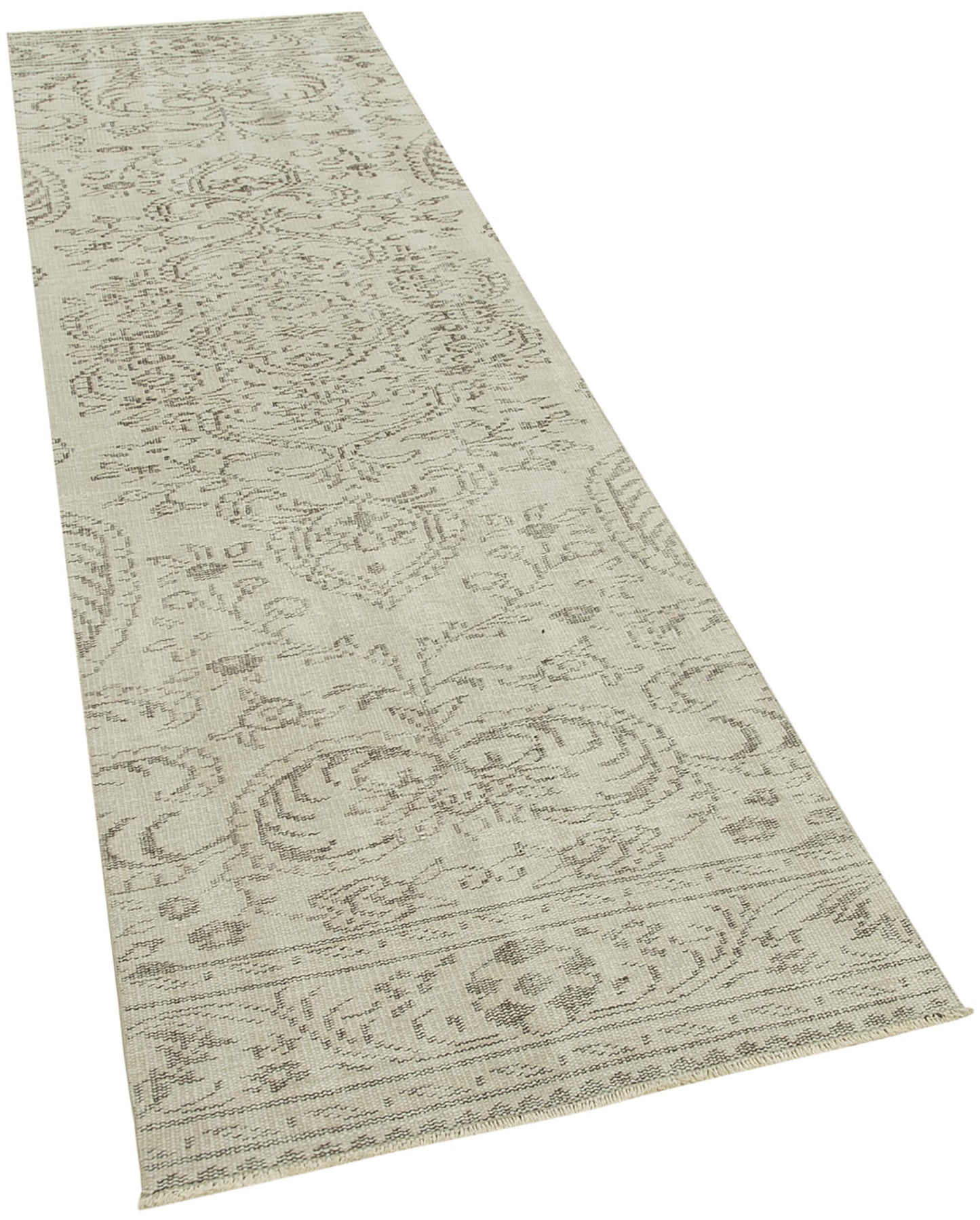 3x10 Beige Overdyed Runner Rug - 38251