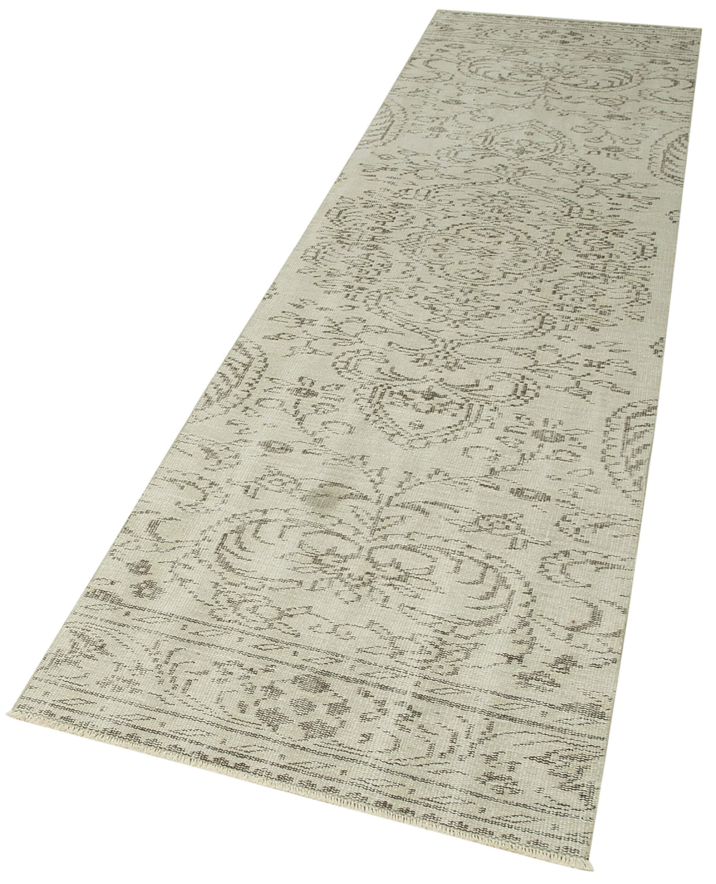 3x10 Beige Overdyed Runner Rug - 38251