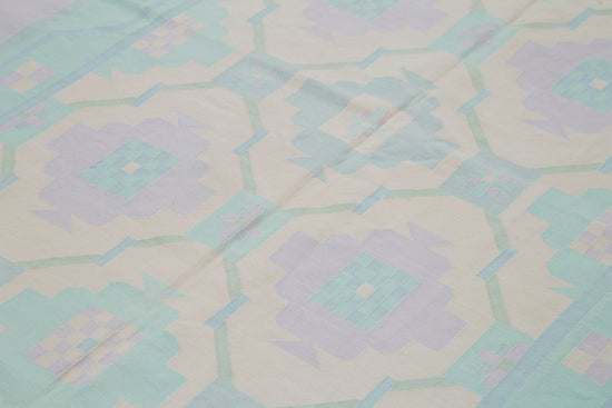 6x9 Beige Dhurrie Rug - 38261