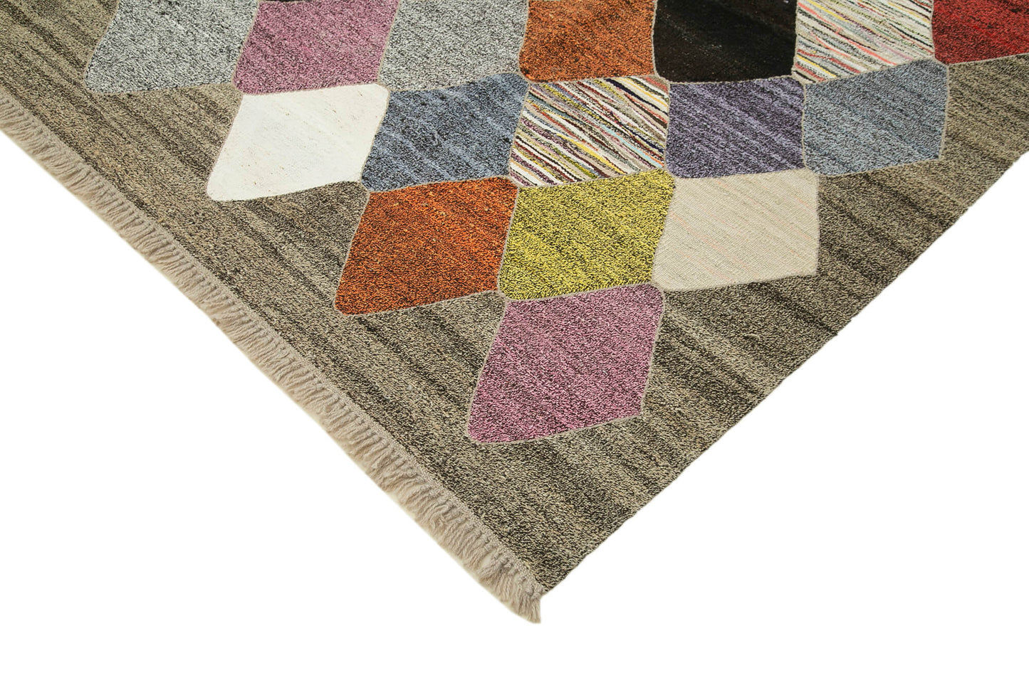 8x10 Multicolor Contemporary Area Rug - 38268