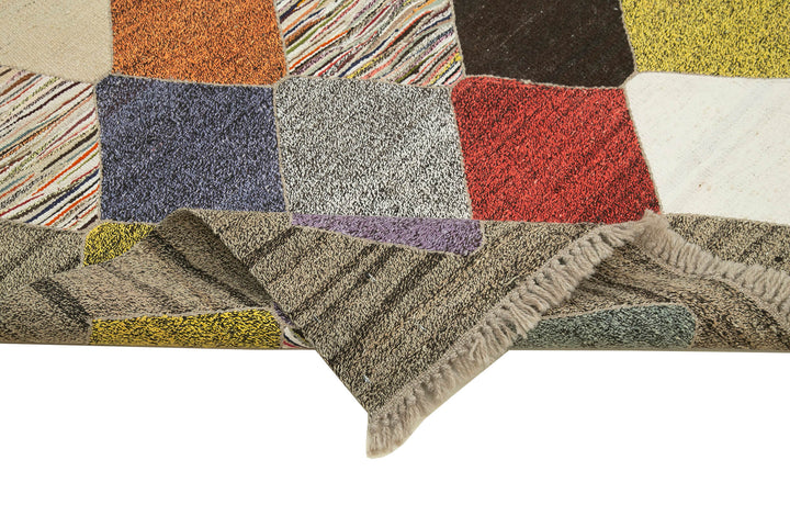 8x10 Multicolor Contemporary Area Rug - 38268
