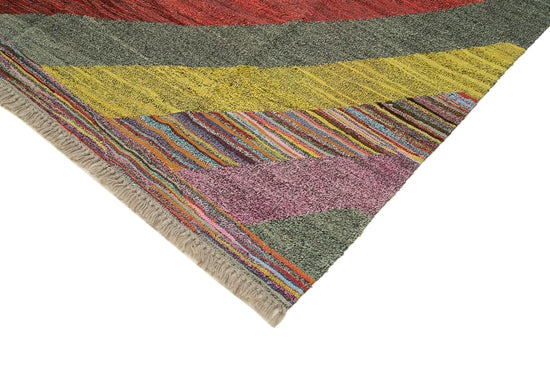 7x10 Multicolor Contemporary Area Rug - 38269