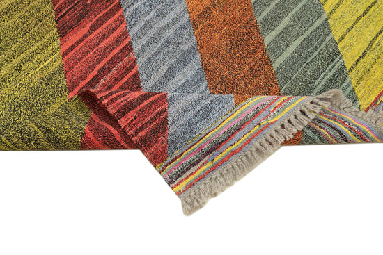 7x10 Multicolor Contemporary Area Rug - 38269