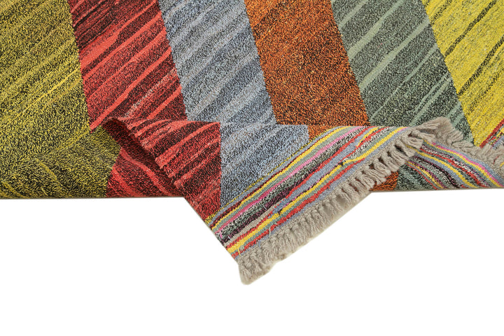 7x10 Multicolor Contemporary Area Rug - 38269