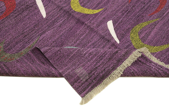 10x14 Purple Contemporary Area Rug - 38272