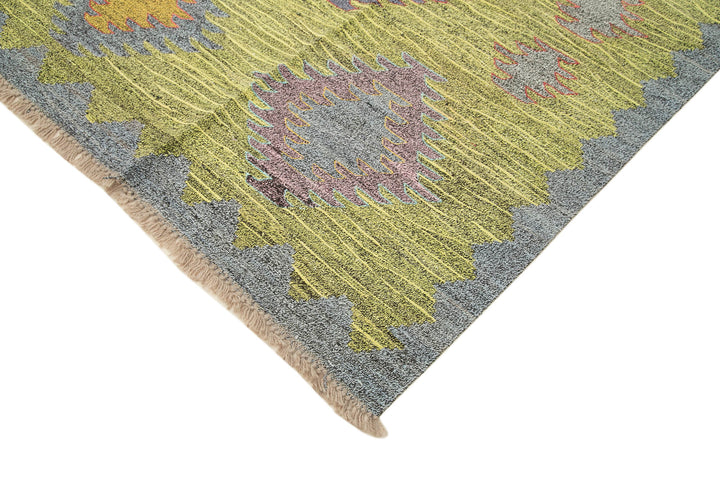 9x12 Multicolor Contemporary Area Rug - 38275