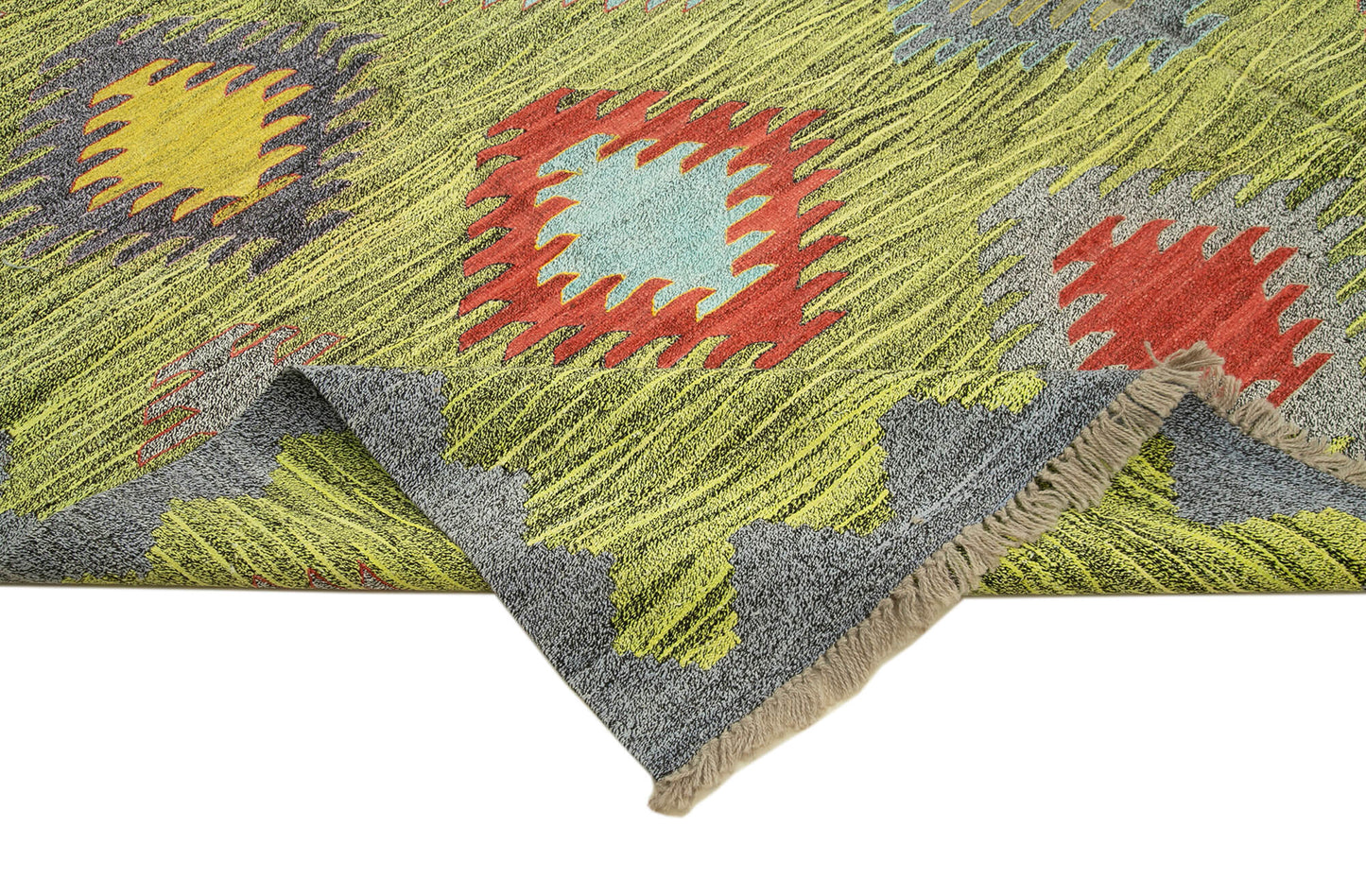 9x12 Multicolor Contemporary Area Rug - 38275