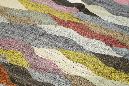 9x12 Multicolor Contemporary Area Rug - 38277