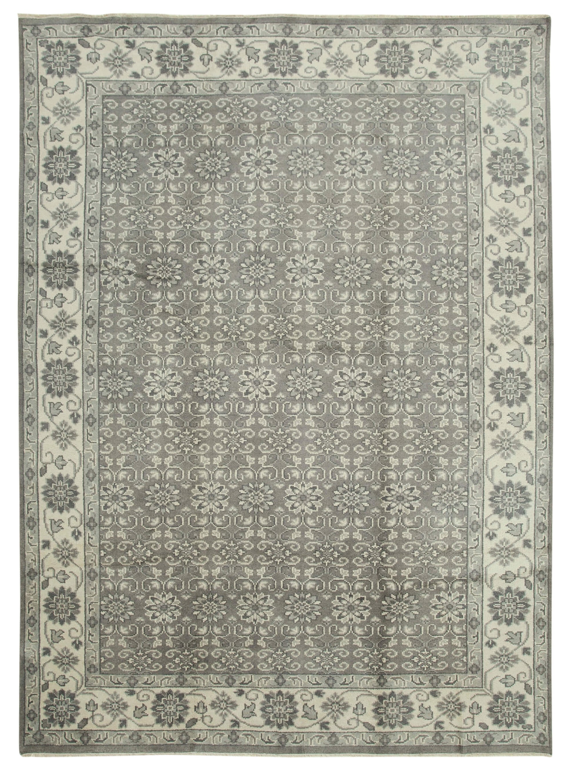10x14 Grey Oushak Rug - 38581