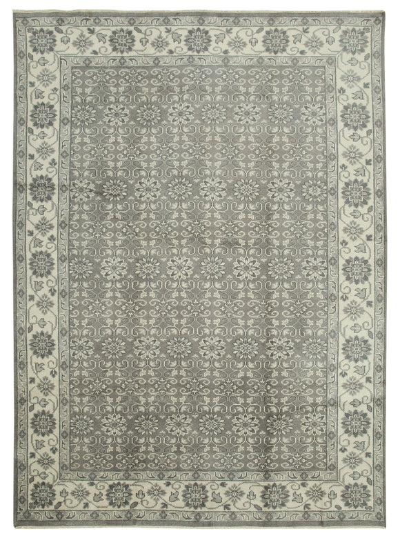 10x14 Grey Oushak Rug - 38581