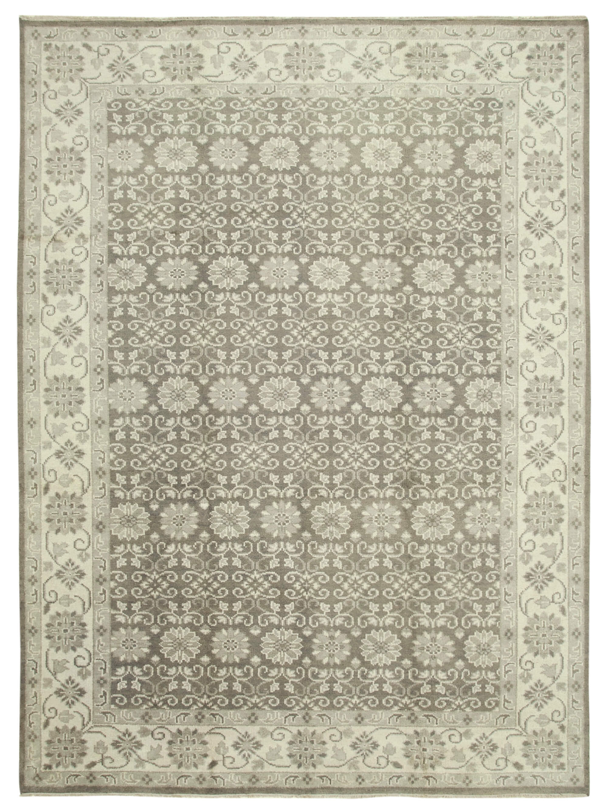 10x14 Beige Oushak Rug - 38586