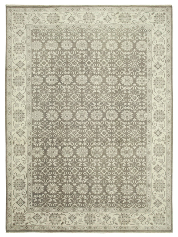 10x14 Beige Oushak Rug - 38586
