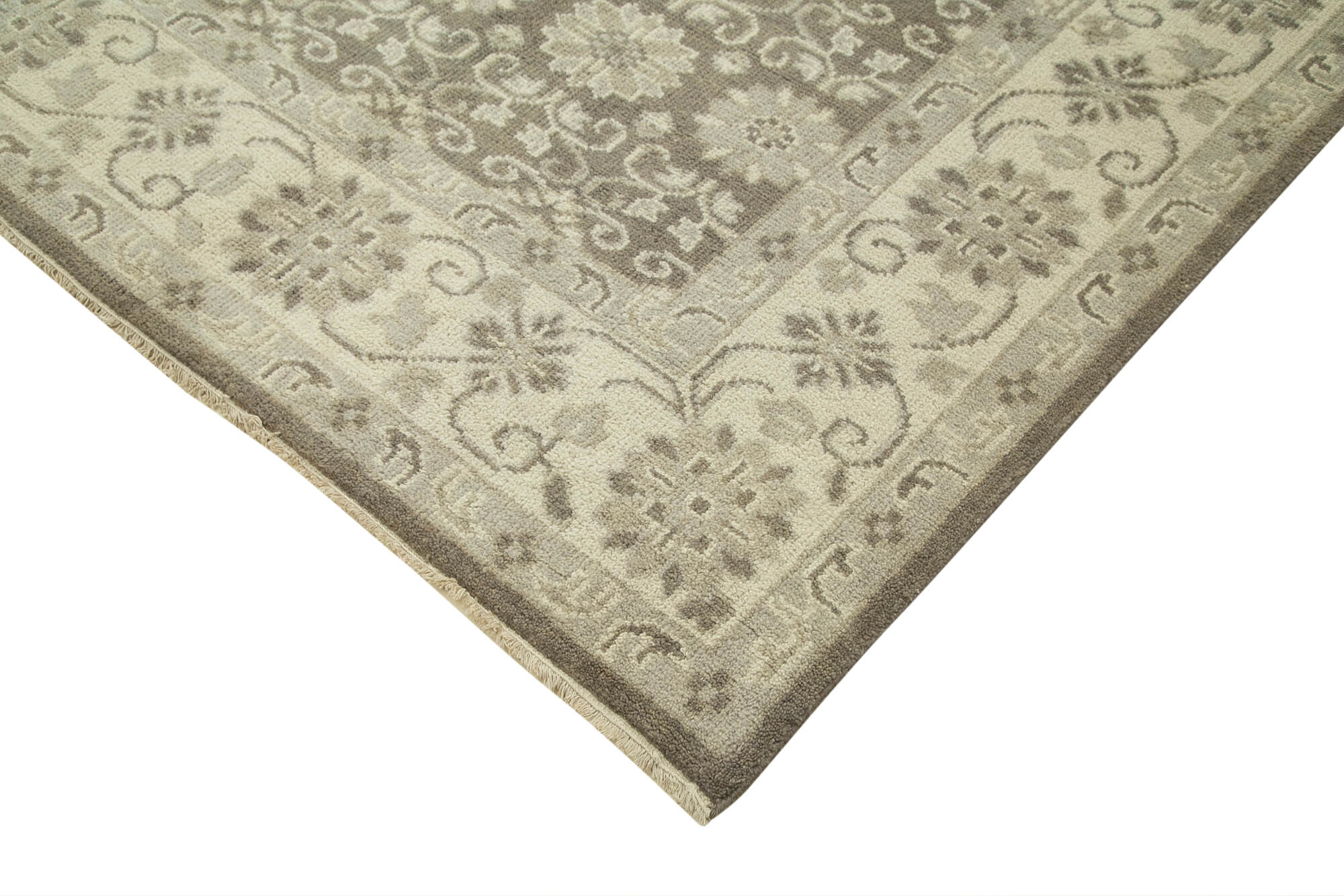 10x14 Beige Oushak Rug - 38586