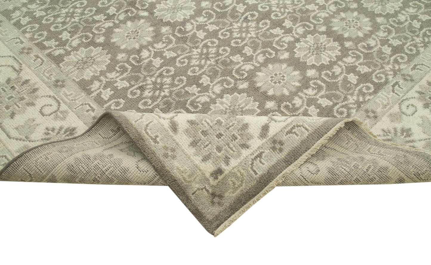 10x14 Beige Oushak Rug - 38586