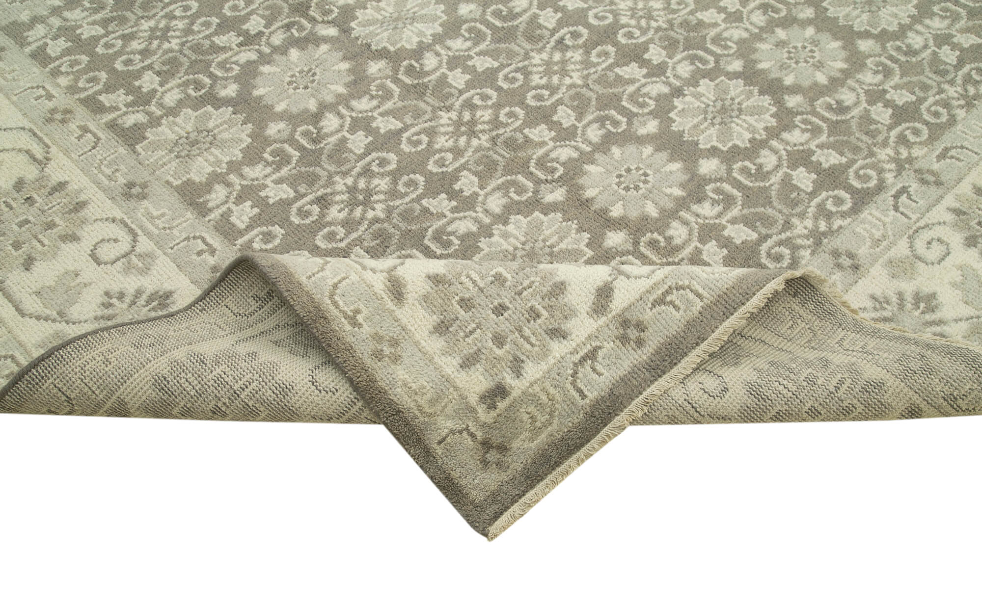 10x14 Beige Oushak Rug - 38586