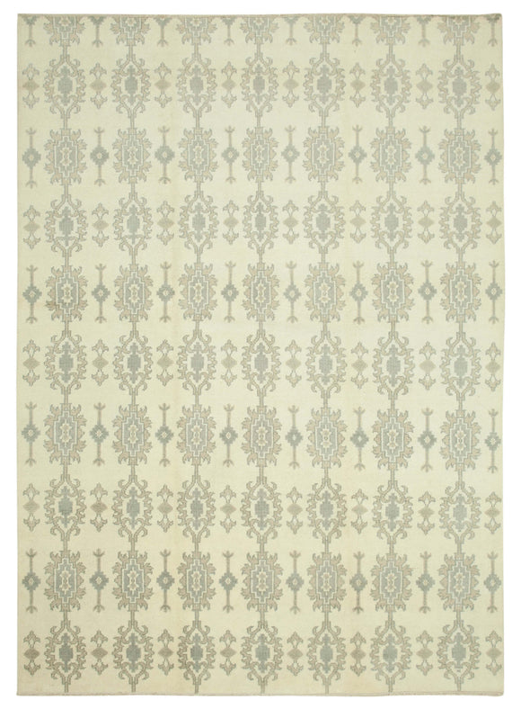 10x14 Beige Oushak Rug - 38593