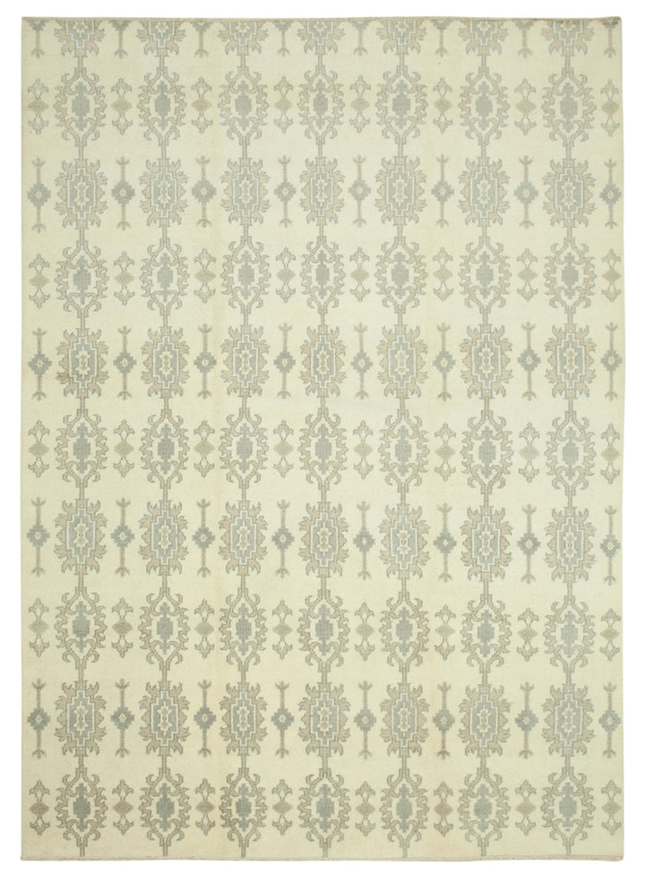 10x14 Beige Oushak Rug - 38593