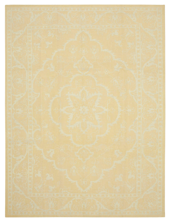 9x12 Yellow Oushak Rug - 38607