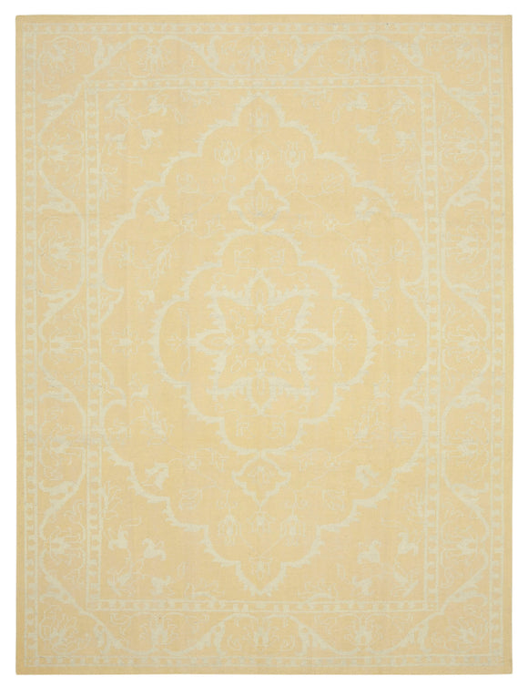 9x12 Yellow Oushak Rug - 38607