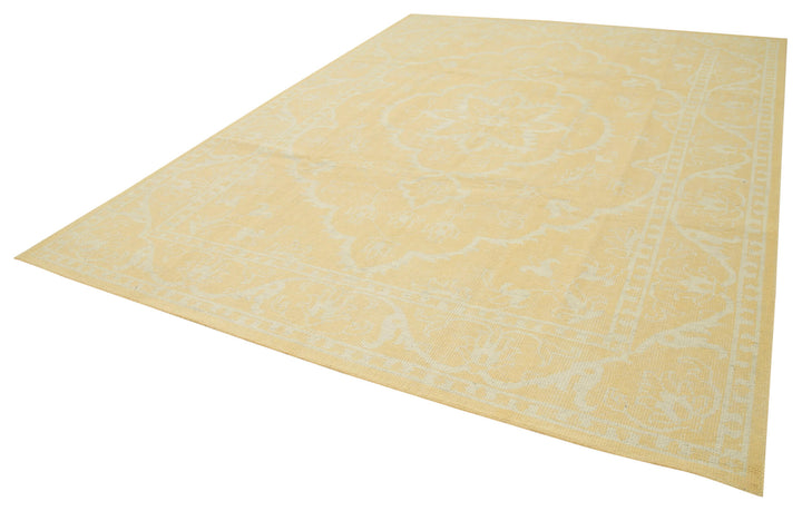 9x12 Yellow Oushak Rug - 38607