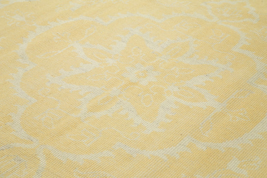 9x12 Yellow Oushak Rug - 38607
