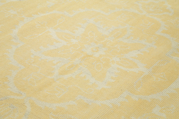 9x12 Yellow Oushak Rug - 38607