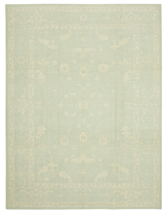 9x12 Beige Oushak Rug - 38609