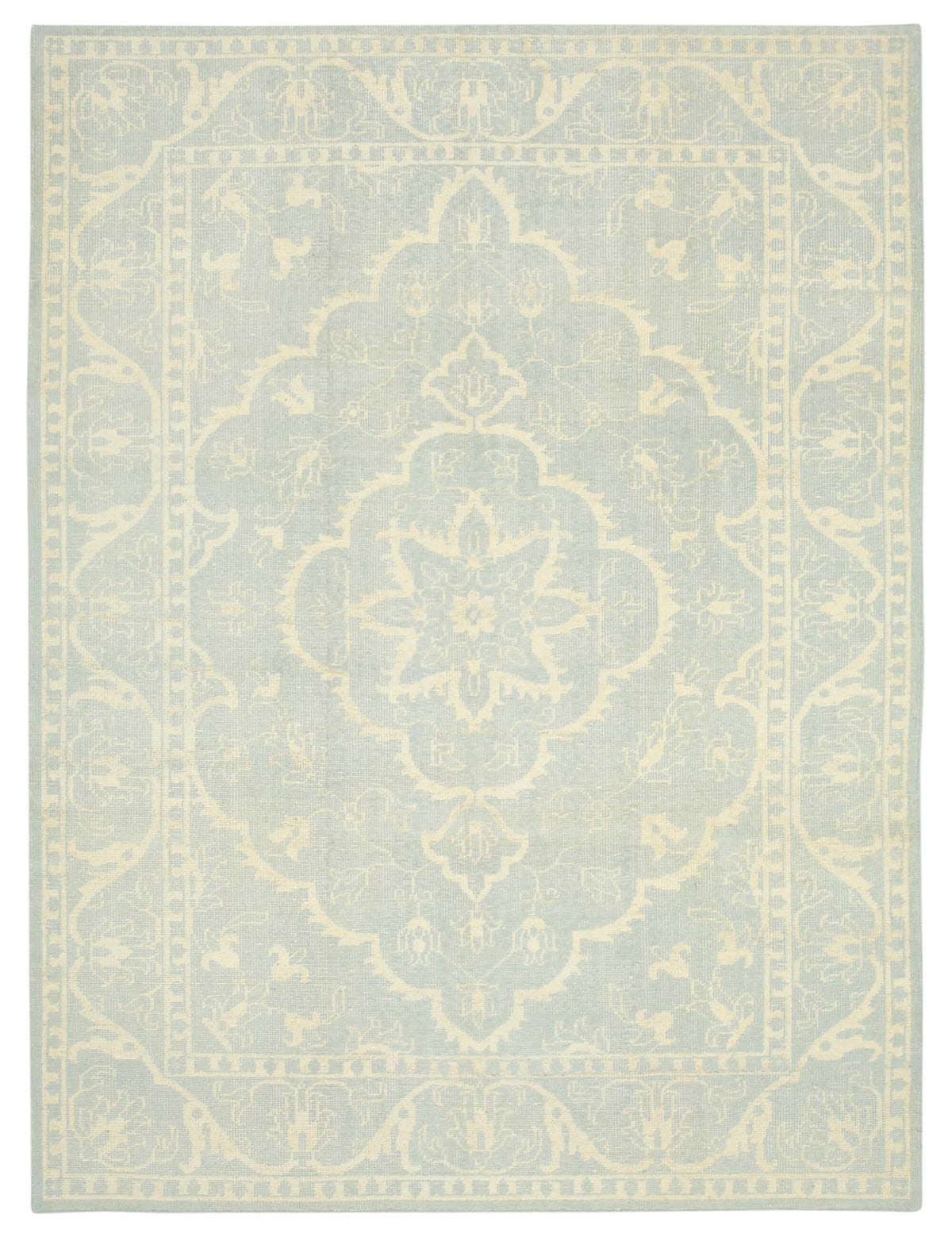 9x12 Beige Oushak Rug - 38611