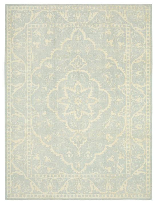 9x12 Beige Oushak Rug - 38611