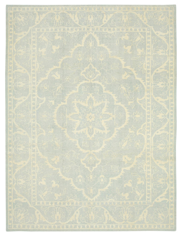 9x12 Beige Oushak Rug - 38611
