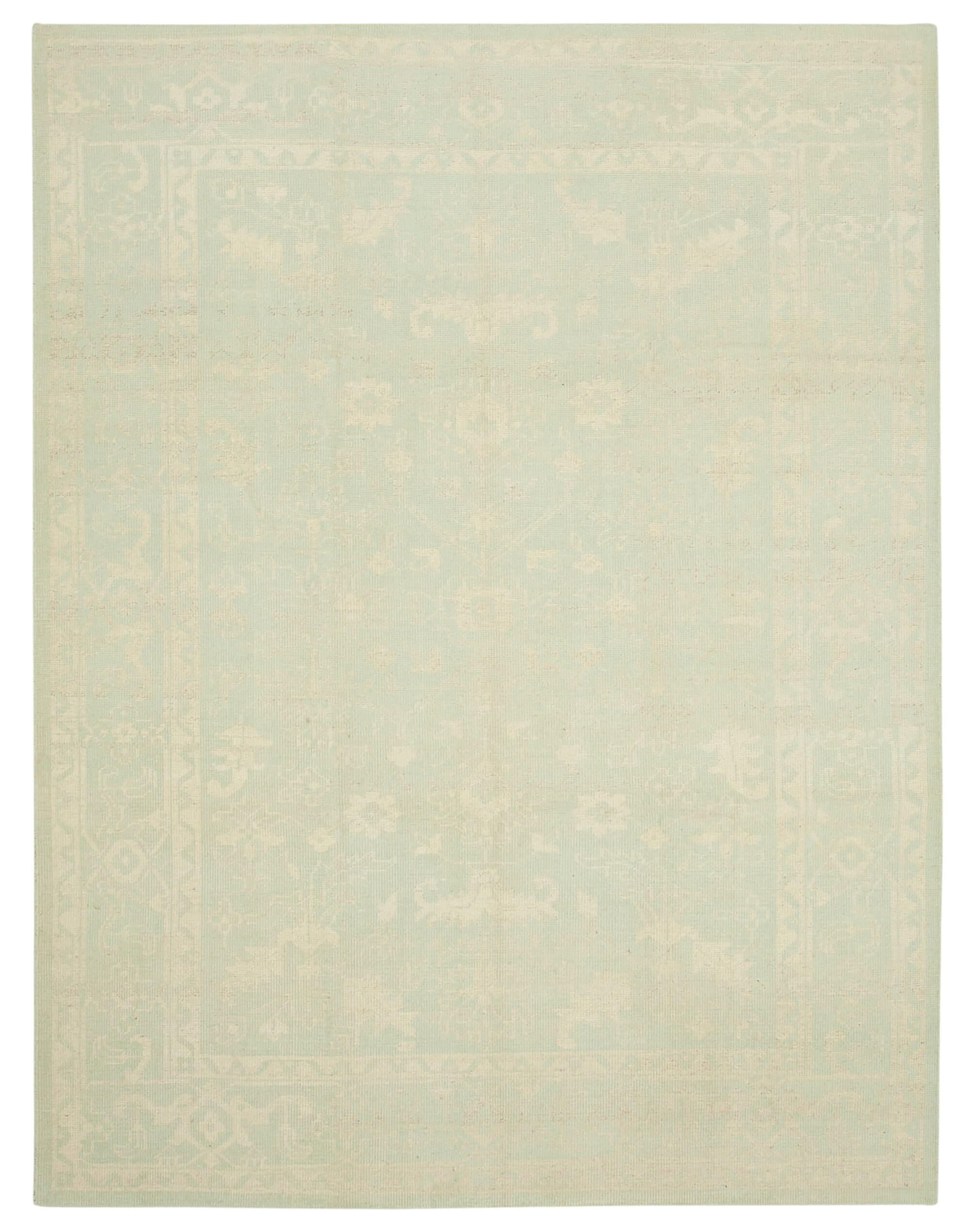 9x12 Beige Oushak Rug - 38612