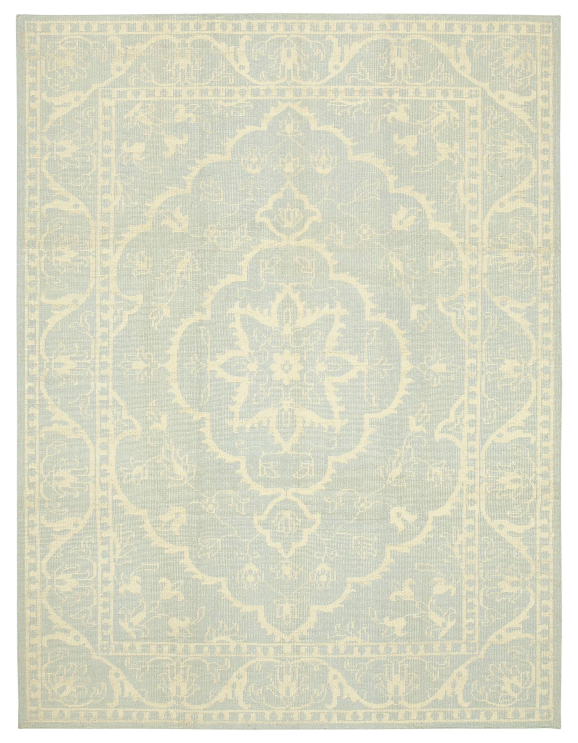 9x12 Beige Oushak Rug - 38615