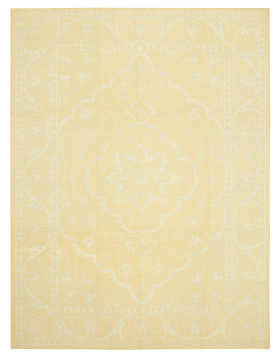 9x12 Yellow Oushak Rug - 38616