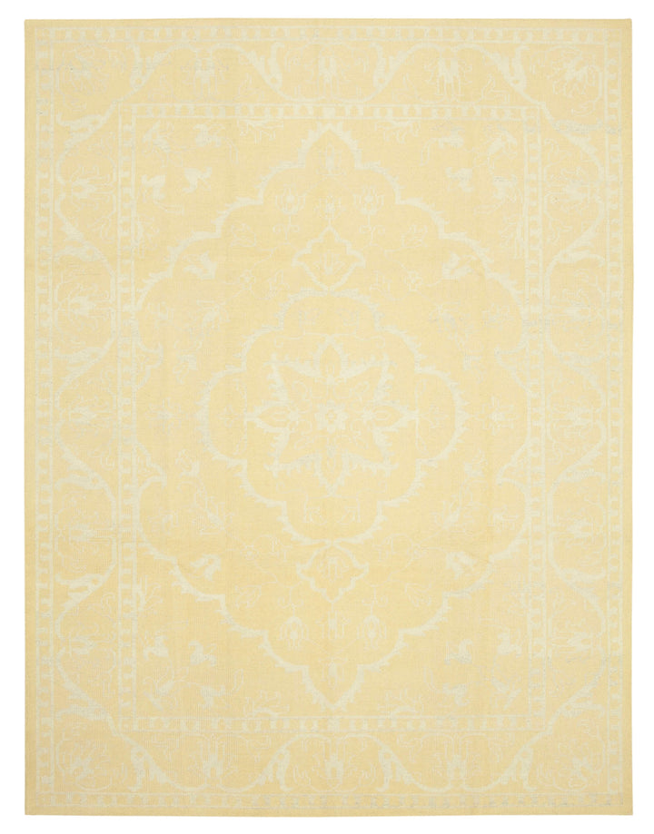 9x12 Yellow Oushak Rug - 38616