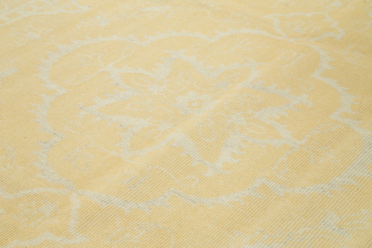 9x12 Yellow Oushak Rug - 38616