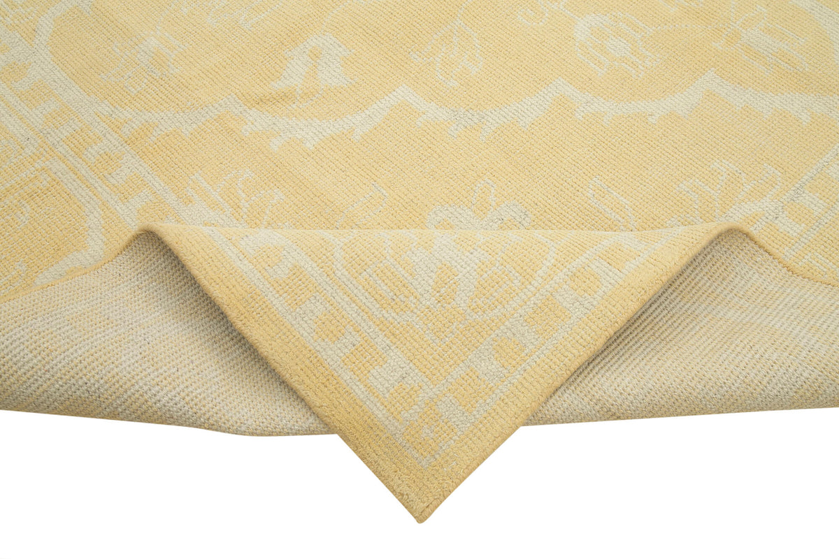 9x12 Yellow Oushak Rug - 38616