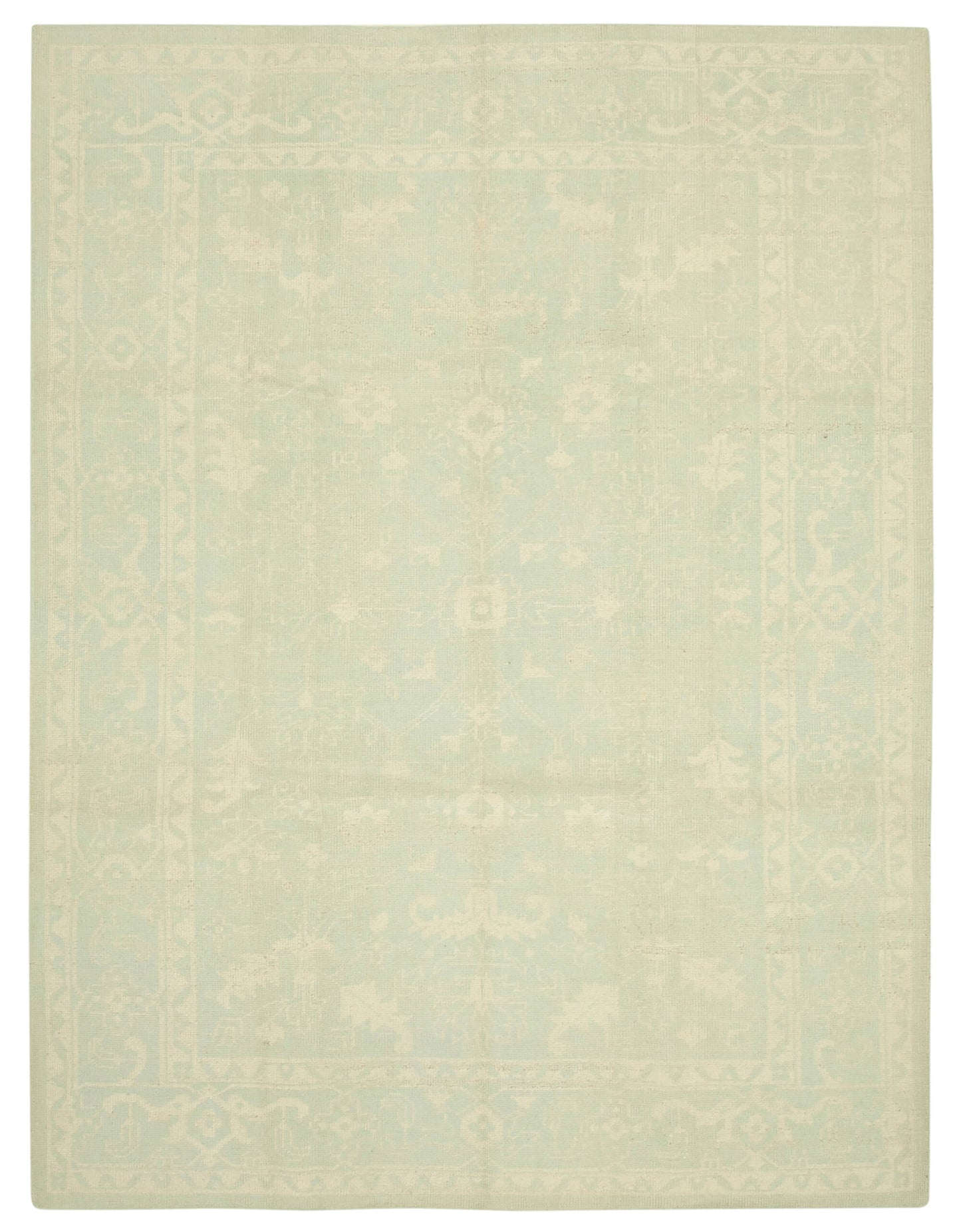 9x12 Beige Oushak Rug - 38617