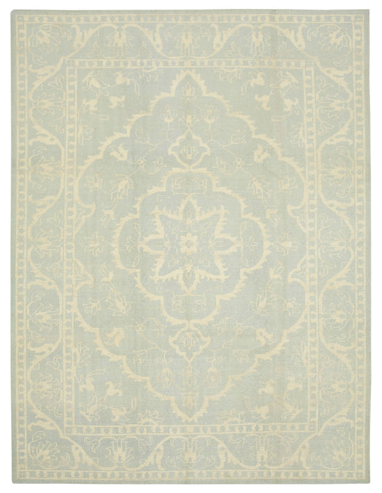 9x12 Beige Oushak Rug - 38618