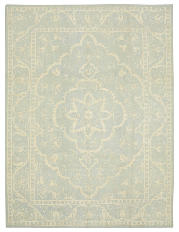 9x12 Beige Oushak Rug - 38618