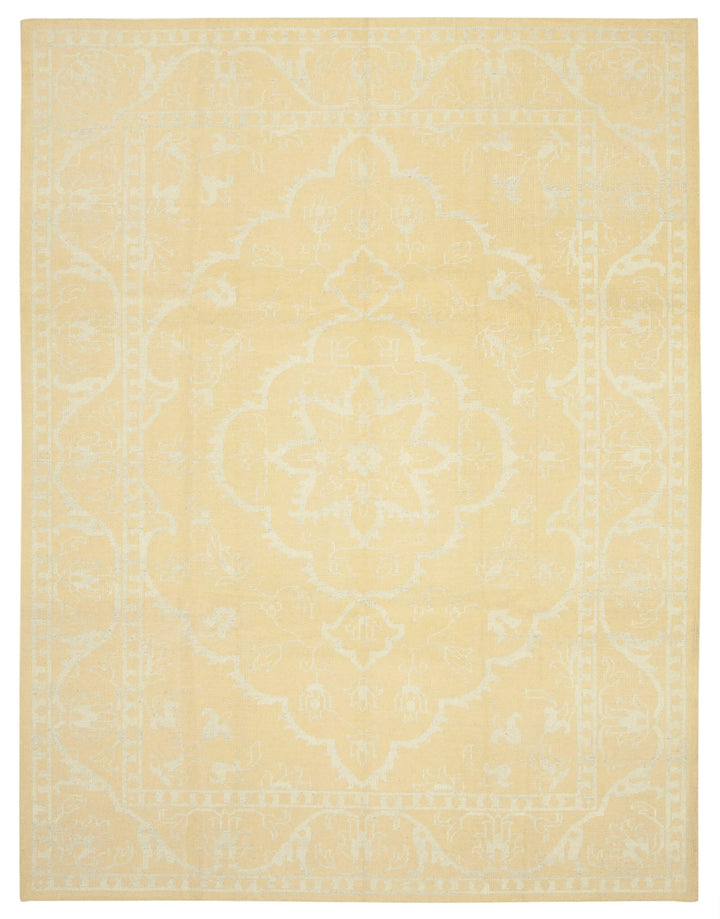 9x12 Yellow Oushak Rug - 38619