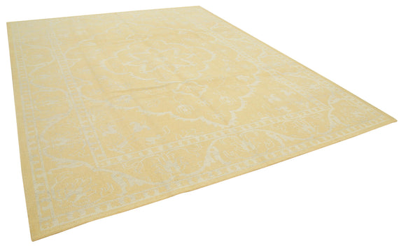 9x12 Yellow Oushak Rug - 38619