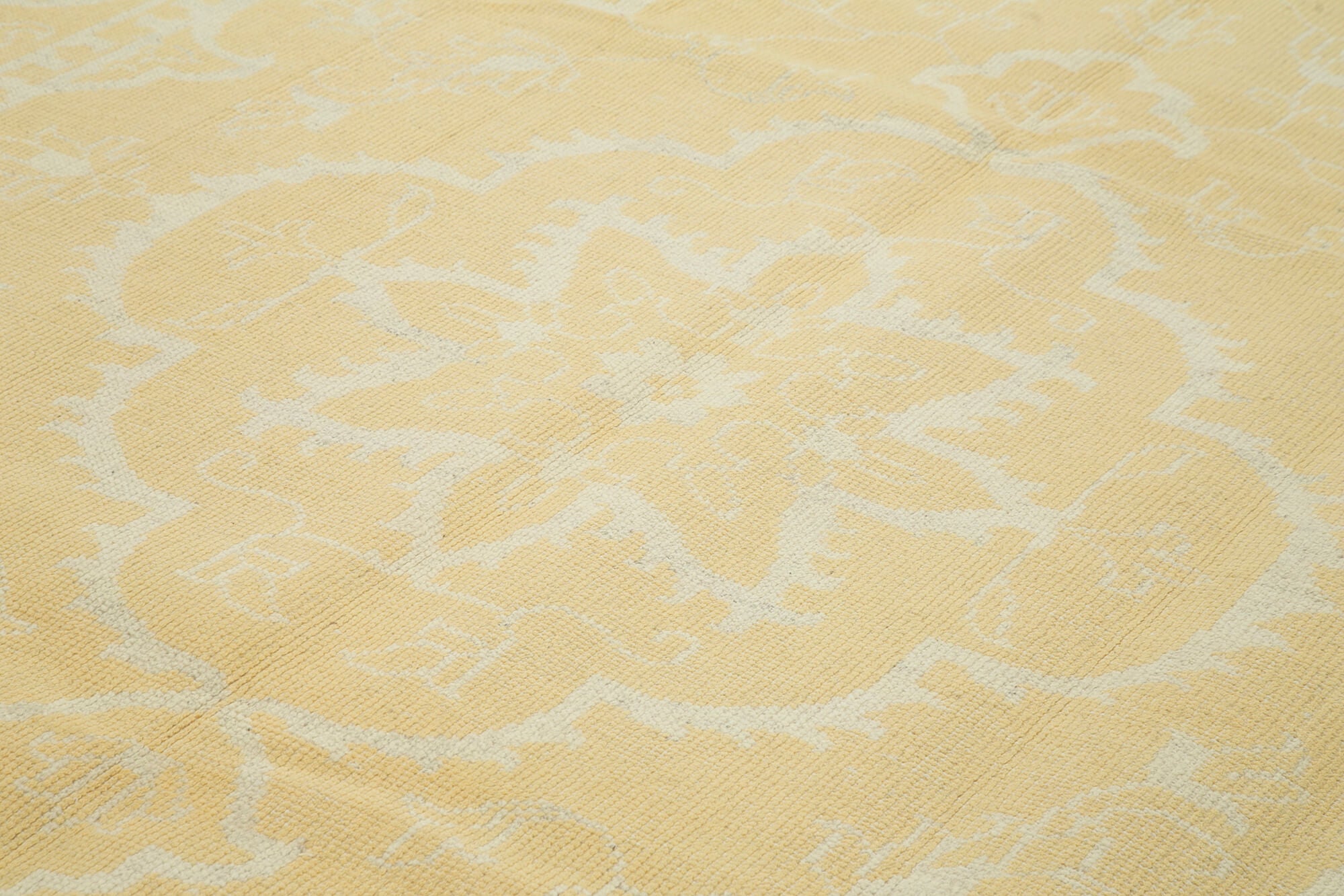 9x12 Yellow Oushak Rug - 38619