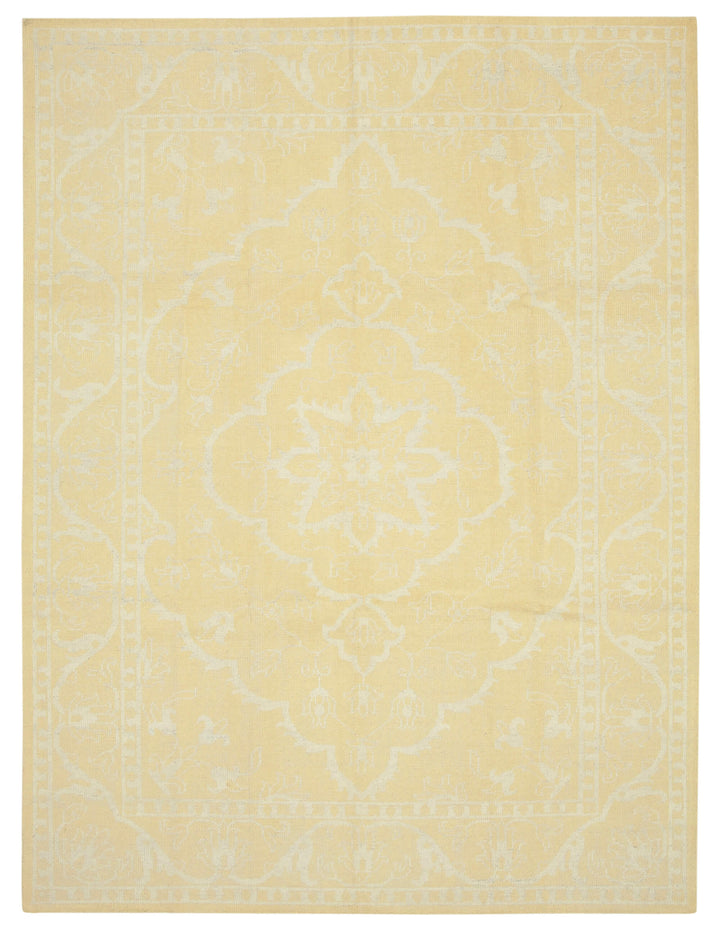 9x12 Yellow Oushak Rug - 38620