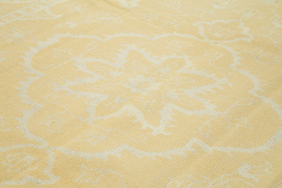 9x12 Yellow Oushak Rug - 38620